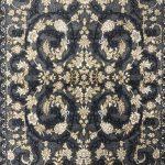 150 × 100cm Elegant Ivory & Grey Persian Floral Design Rug - Image 4