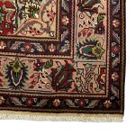 290cm x 195cm Hand-Knotted Persian Mashad Rug – Classic Red Medallion Design - Image 8