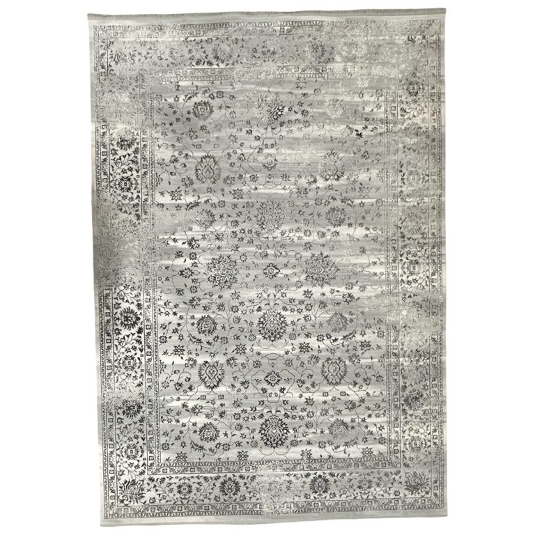 350 x 250cm Vintage Afghan Chobi Design Grey Machine Made Rug