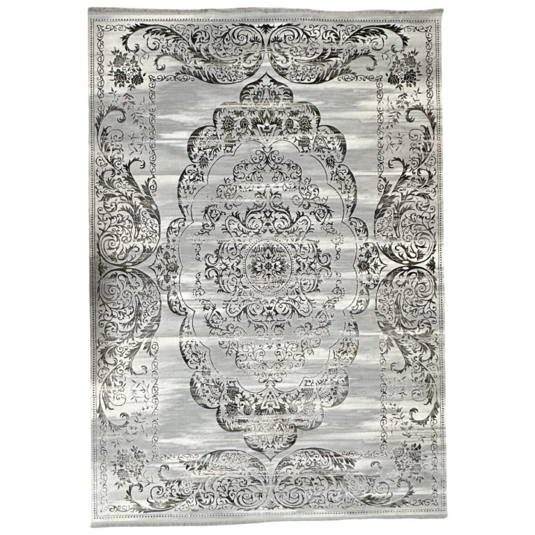 350 x 250cm Persian Kerman Design Vintage Look Grey Area Rug