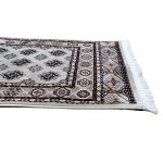 800 x 80cm Beige Bokhara Gul Persian Style Long Runner Rug - Image 8