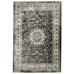 350 x 250cm Persian Kashan Floral Design Grey Area Rug