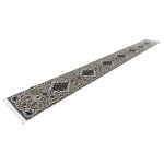 800 x 80cm Beige-Ivory Kashan Design Long Runner Rug - Image 2