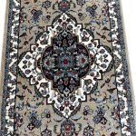 800 x 80cm Beige-Ivory Kashan Design Long Runner Rug - Image 3