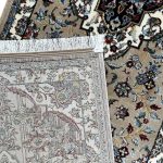 800 x 80cm Beige-Ivory Kashan Design Long Runner Rug - Image 8