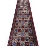 800 x 80cm Red Bakhtiari Style Long Runner Rug - Image 4