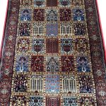 800 x 80cm Red Bakhtiari Style Long Runner Rug - Image 6
