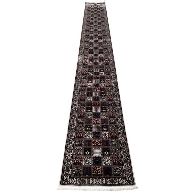 800 x 80cm Beige Bakhtiari Style Long Runner Rug