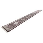 800 x 80cm Burgundy Persian Floral Medallion Long Runner Rug - Image 2