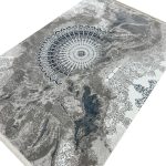 230 × 160 Persian Medallion Design Vintage Look Machine Made Rug - Image 4