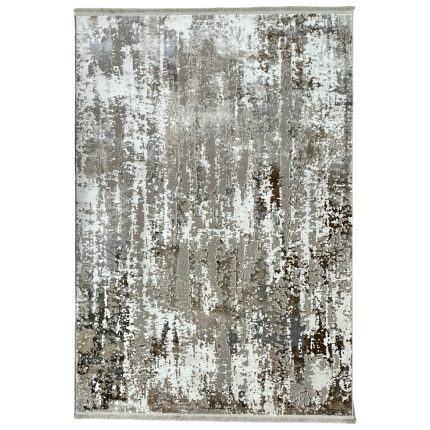 230 x 160cm Modern Abstract Distressed Contemporary Neutral Design Rug