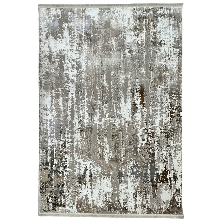 230 x 160cm Modern Abstract Distressed Contemporary Neutral Design Rug
