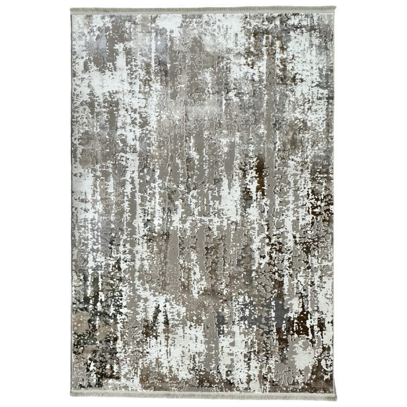 230 x 160cm Modern Abstract Distressed Contemporary Neutral Design Rug