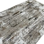 230 x 160cm Modern Abstract Distressed Contemporary Neutral Design Rug - Image 4