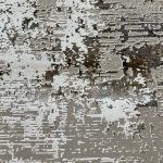 230 x 160cm Modern Neutral Taupe & Ivory Texture Rug - Image 5