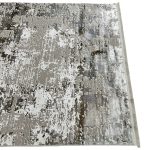 230 x 160cm Modern Neutral Taupe & Ivory Texture Rug - Image 6