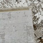 230 x 160cm Modern Neutral Taupe & Ivory Texture Rug - Image 8