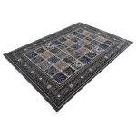 230 x 160cm Soft Machine Made Persian Grey Bakhtiari Design Rug - Image 3