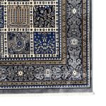 230 x 160cm Soft Machine Made Persian Grey Bakhtiari Design Rug - Image 7