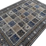 230 x 160cm Soft Machine Made Persian Grey Bakhtiari Design Rug - Image 4