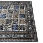 230 x 160cm Soft Machine Made Persian Grey Bakhtiari Design Rug - Image 6