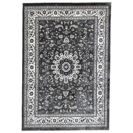 230 x 160cm Soft Machine Made Persian Classic Floral Medallion Design Rug