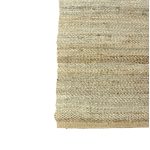 305 x 65cm Handwoven Jute Runner Rug – Natural Beige Woven Texture - Image 6