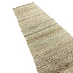 305 x 65cm Handwoven Jute Runner Rug – Natural Beige Woven Texture - Image 3