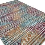 275cm x 200cm Multi-colour Boho Tribal Pattern Non-Slip Area Rug - Image 5