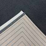 230 × 160cm Minimal Black & Gold Border Panel Turkish Rug - Image 9