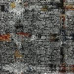 230 × 160cm Black Abstract Floral Grid Turkish Rug - Image 6