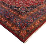 316 x 268cm Hand Knotted Antique Persian Mashad – Floral Wool Rug - Image 7