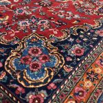 316 x 268cm Hand Knotted Antique Persian Mashad – Floral Wool Rug - Image 6