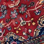 316 x 268cm Hand Knotted Antique Persian Mashad – Floral Wool Rug - Image 4