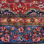 316 x 268cm Hand Knotted Antique Persian Mashad – Floral Wool Rug - Image 10