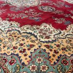 380 x 300cm Hand Knotted Antique Kork Wool Tabriz Paisley – Wool Rug - Image 6