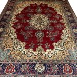 380 x 300cm Hand Knotted Antique Kork Wool Tabriz Paisley – Wool Rug - Image 2