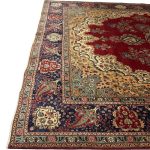 380 x 300cm Hand Knotted Antique Kork Wool Tabriz Paisley – Wool Rug - Image 8