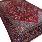 337 x 222cm Hand Knotted Vintage Weiss – Wool Persian Rug - Image 2