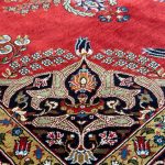 120 x 77cm Rare Antique Hand Woven Persian Floral 100% Pure Silk Qum Rug