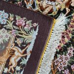 Persian 100% Pure Silk Qum Rug